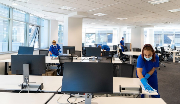 Nettoyage complet d'un bureau à Grenay